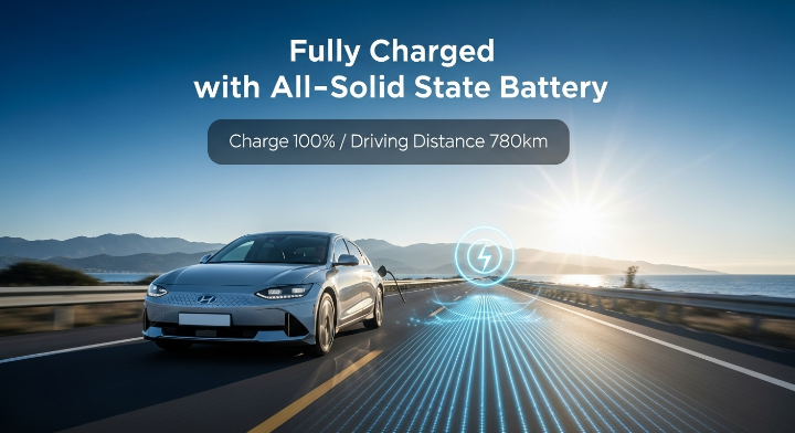 더 멀리, 더 빠르게, 더 안전하게… 이것이 전고체 배터리의 힘입니다.
