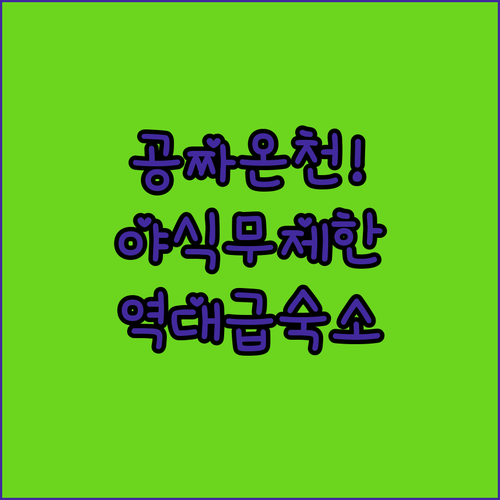 일본 시즈오카 고텐바 여행 무료 온천..