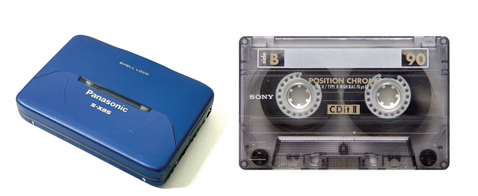 카세트와 플레이어