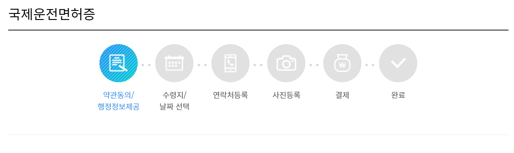 국제운전면허증 인터넷 발급