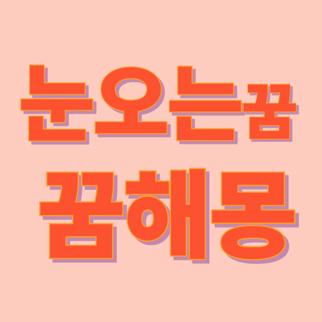 눈 오는 꿈 해몽