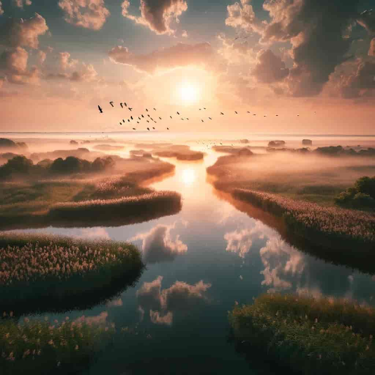 헝가리 호르티반즈 습지