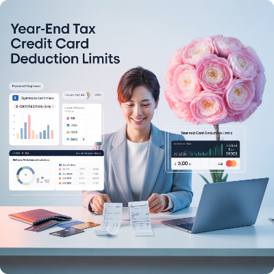 연말정산 카드공제 한도 이미지