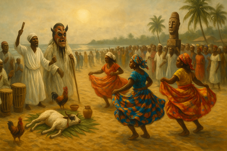 정령과 혼이 춤추는 베냉의 &lsquo;부두 축제&rsquo;, 영혼의 문을 여는 날