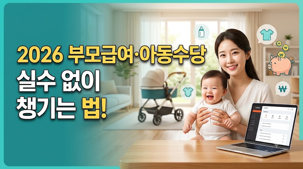2026 부모 및 아동수당 메인 이미지