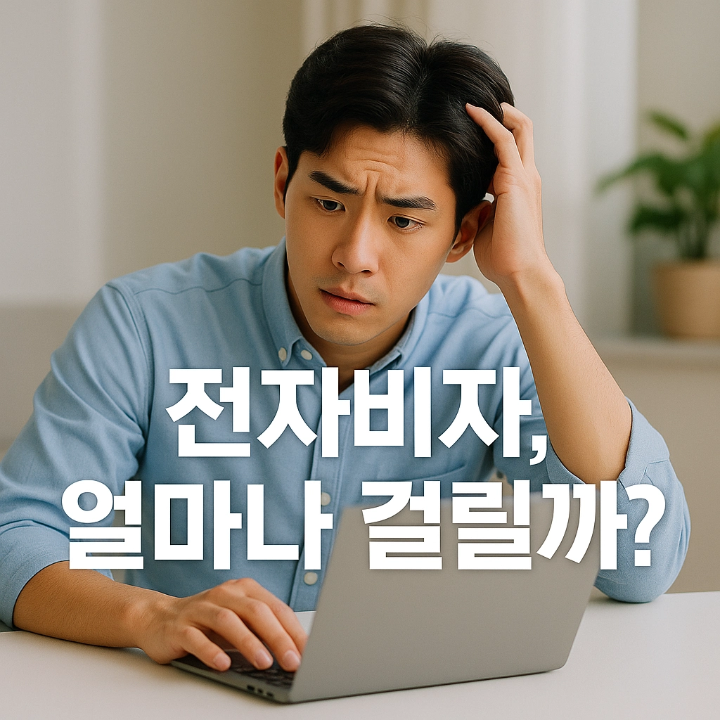 전자비자, 나도 신청할 수 있을까 수수료는 얼마나 들고 며칠 걸릴까?