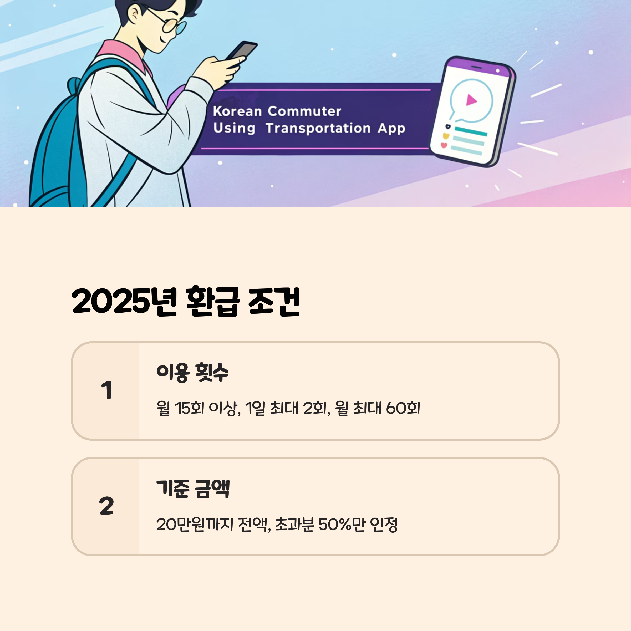 2025년 환급 조건 및 기준 정리