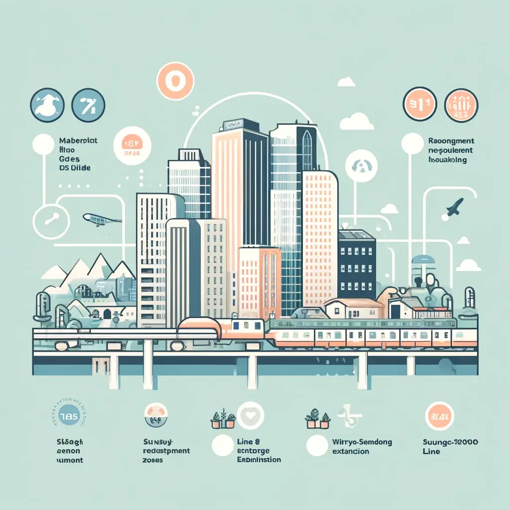 성남 재개발 지도 - 주요 정비구역
