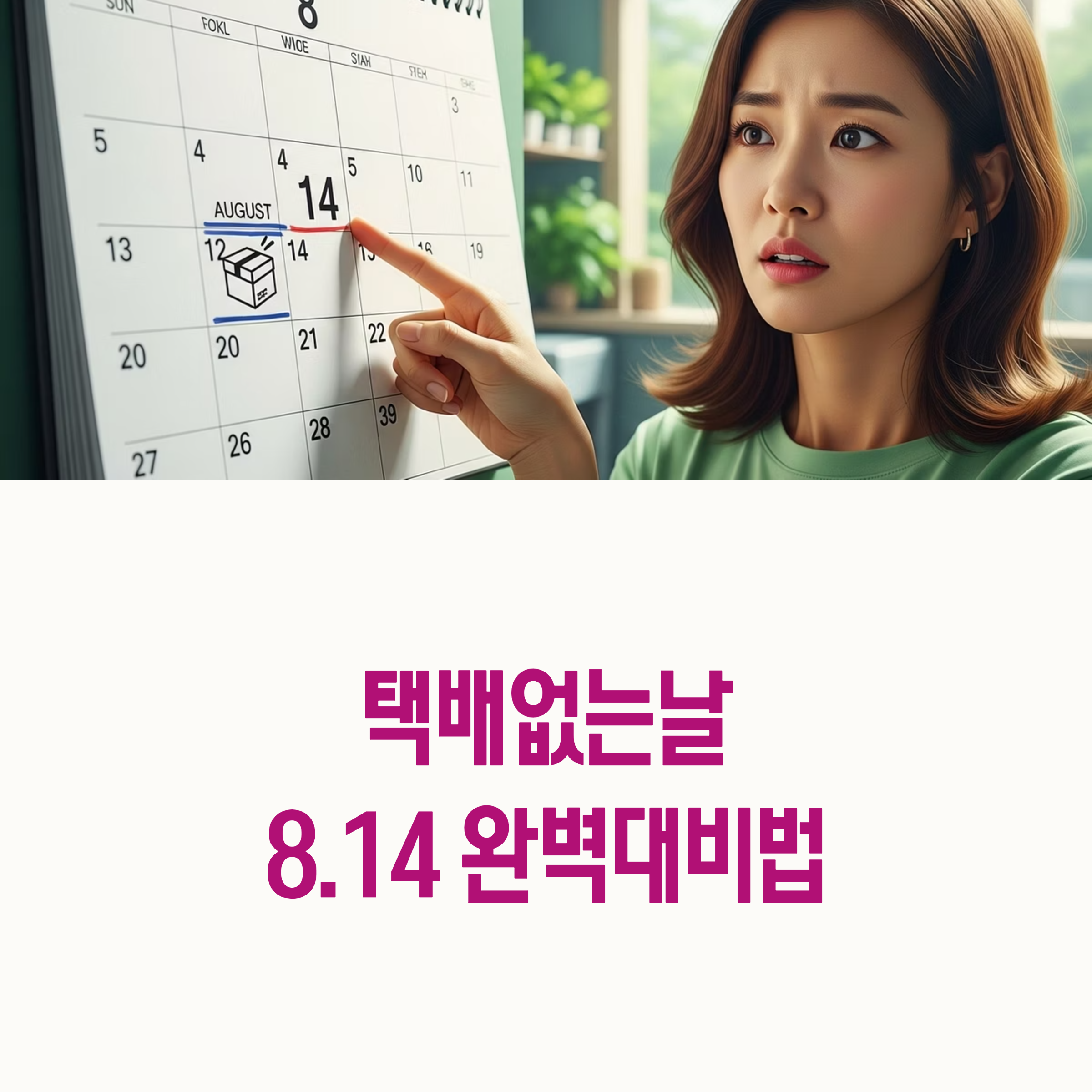 2025년 택배없는날 8월14일 taxi delivery free day schedule guide