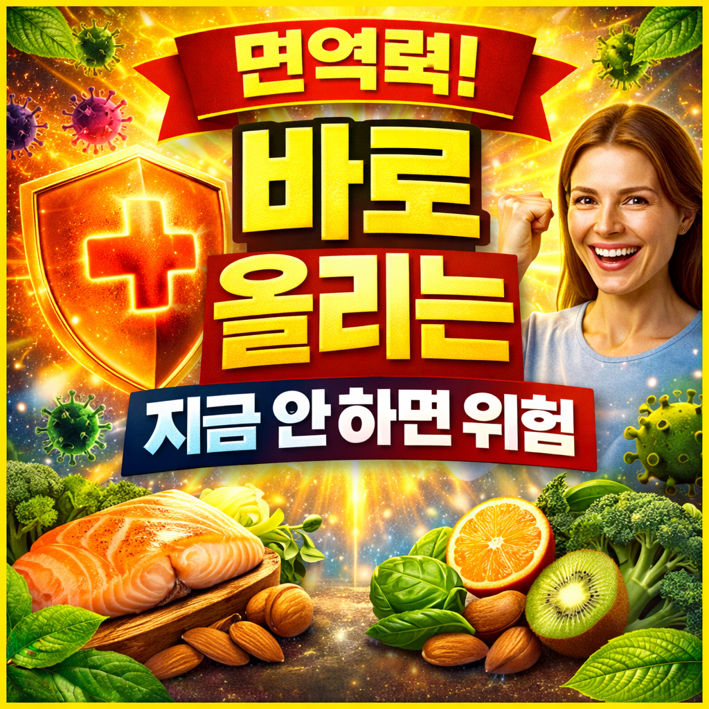 면역력 관리법｜아프지 않는 사람들의 공통 습관
