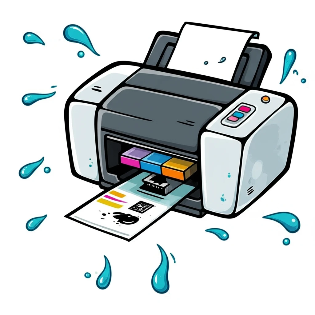 프린터 잉크 문제 해결! 리필 후 인