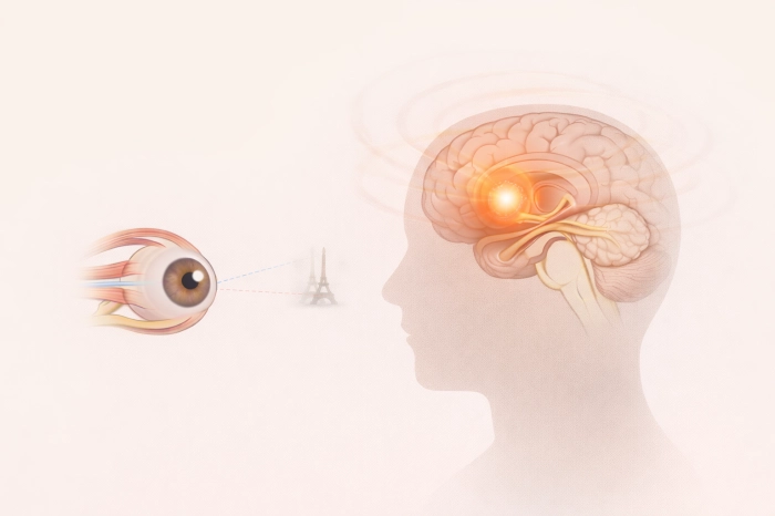 물체가 두개로 보이는 현상