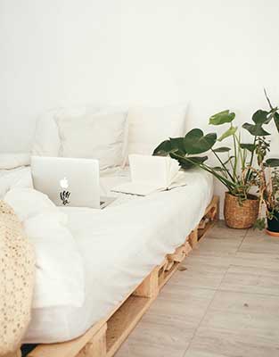 내추럴 인테리어 화이트 컬러