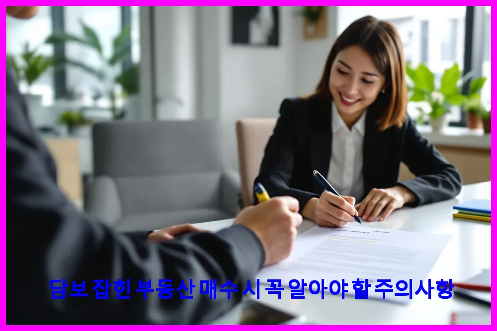 담보 잡힌 부동산 매수 시 꼭 알아야 할 주의사항