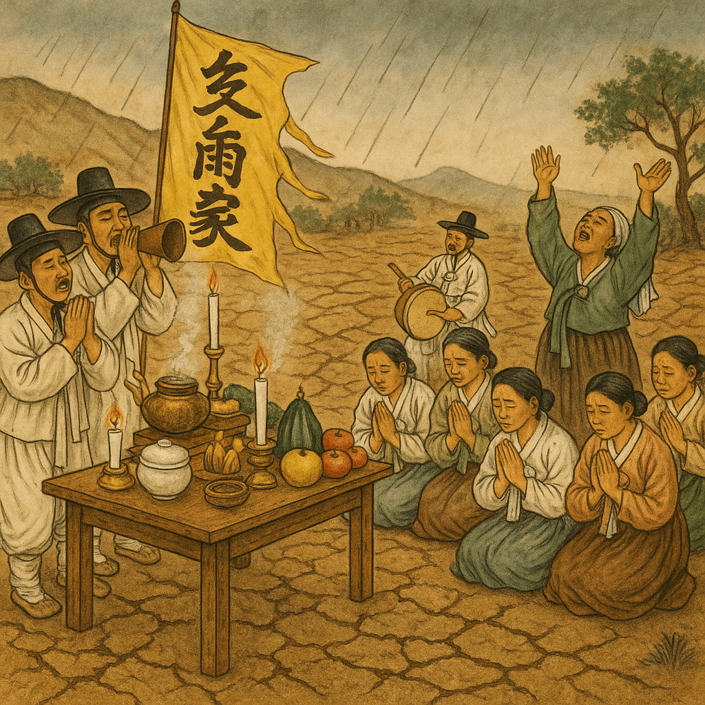 마을 비나리와 기우제 – 가뭄의 하늘을 울리던 간절한 마을 의례