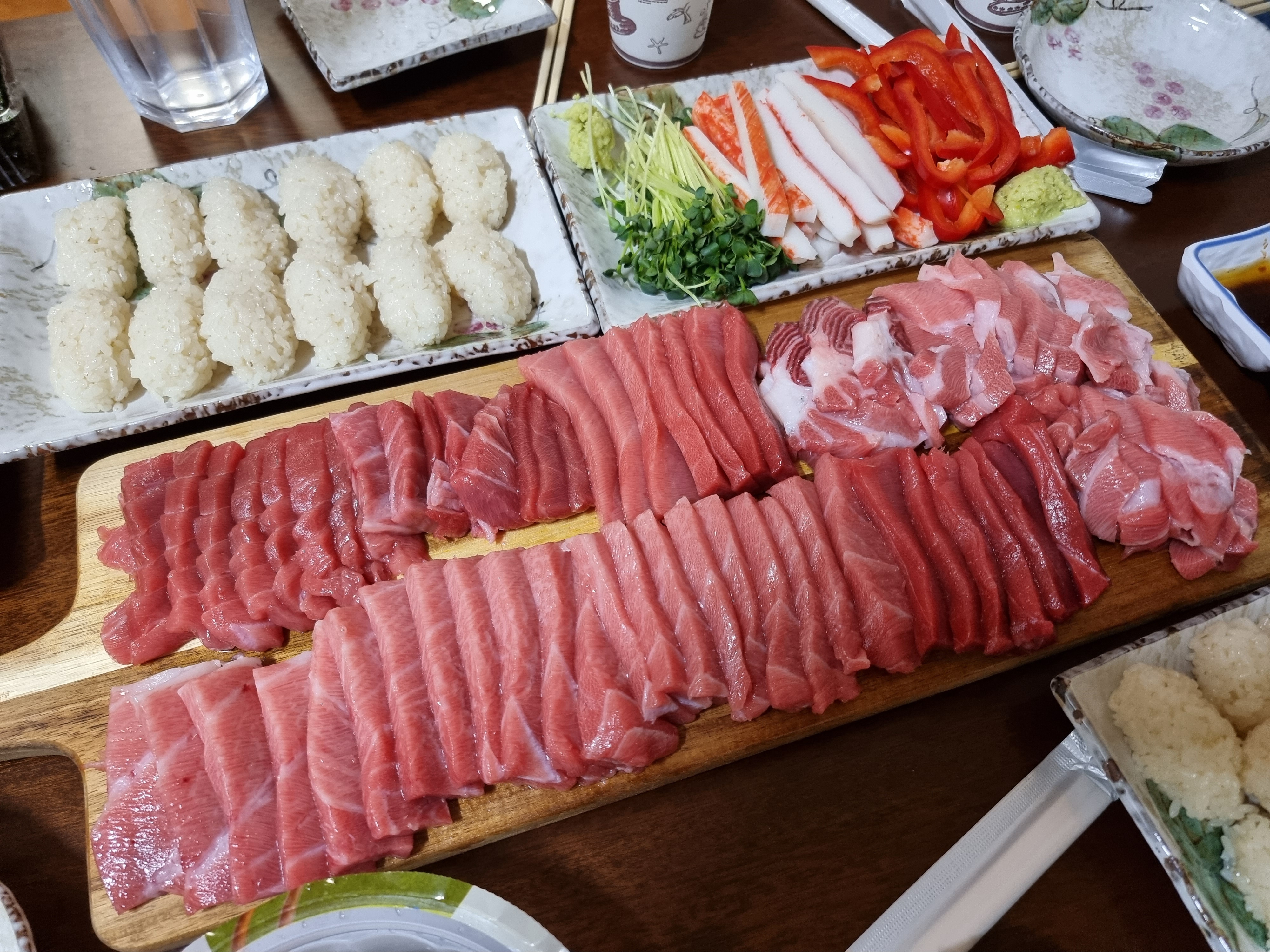 참다랑어 뱃살 초밥으로 정말 최고