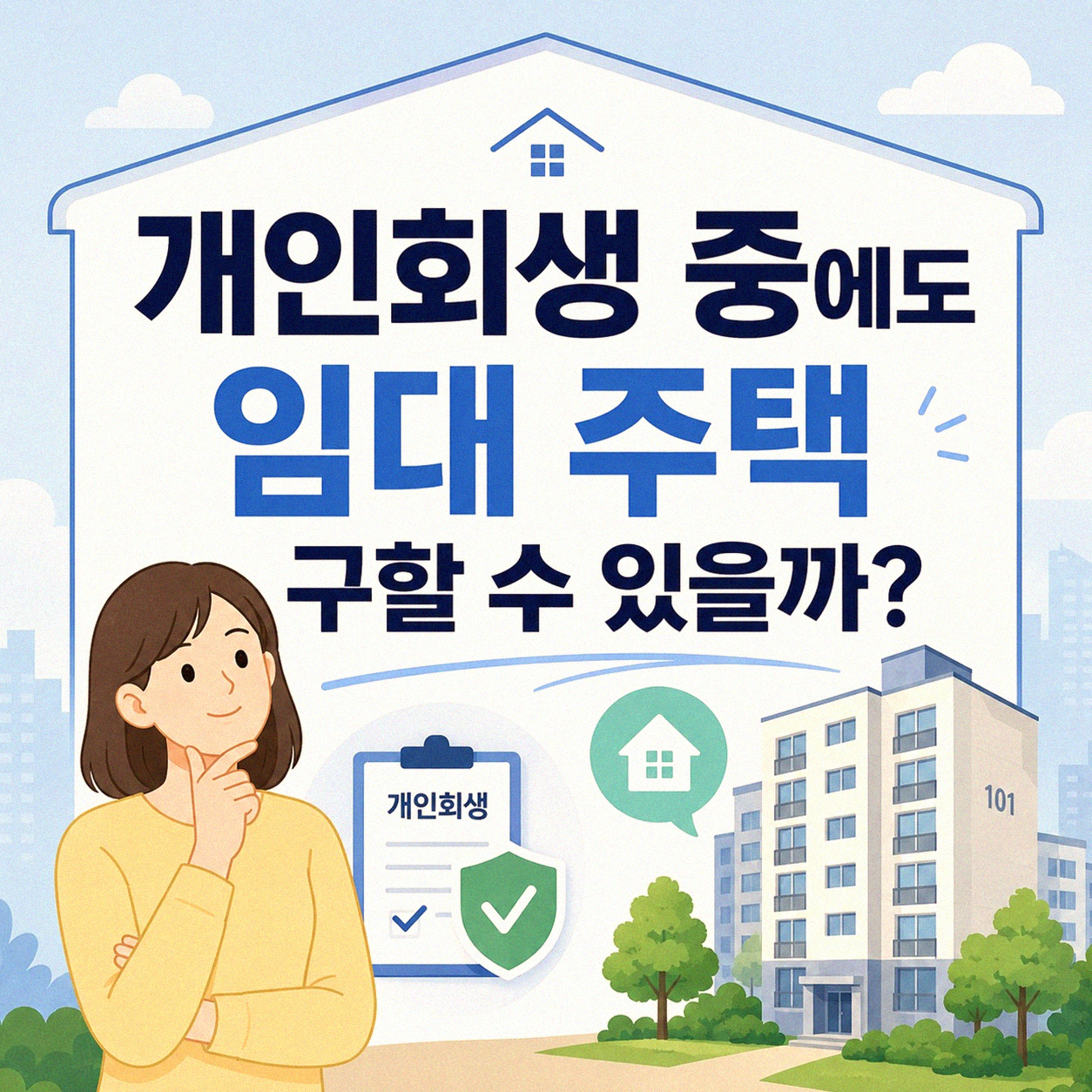 개인회생 중에도 괜찮은 임대 주택 찾을 수 있을까