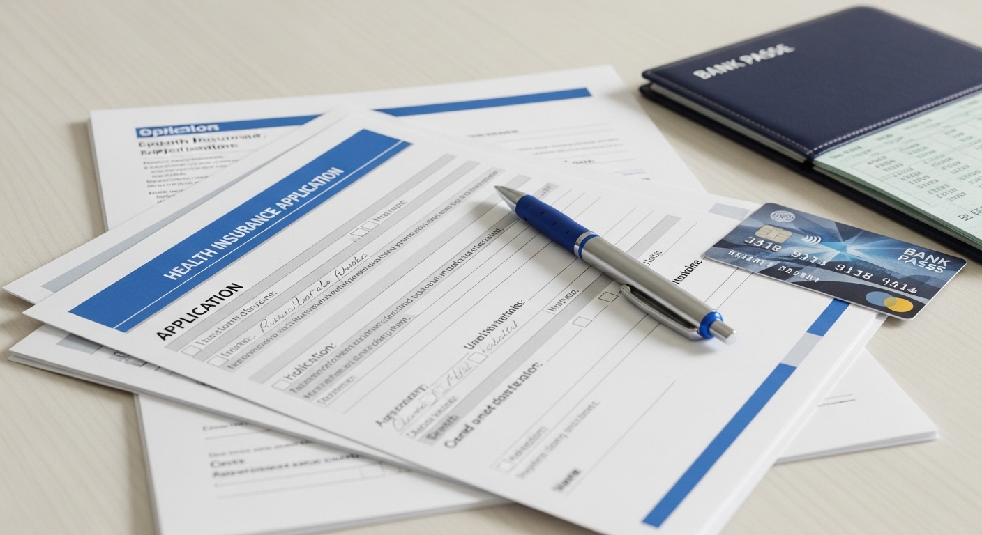 환급금 신청에 필요한 신분증, 통장 사본 등의 서류와 펜