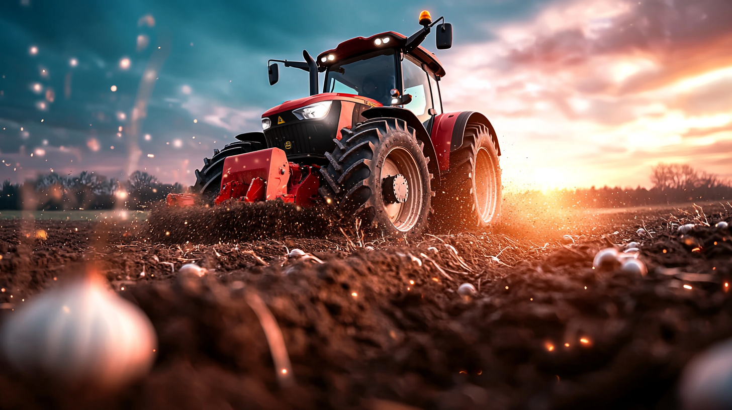 마늘 파종 전 밭 준비 과정