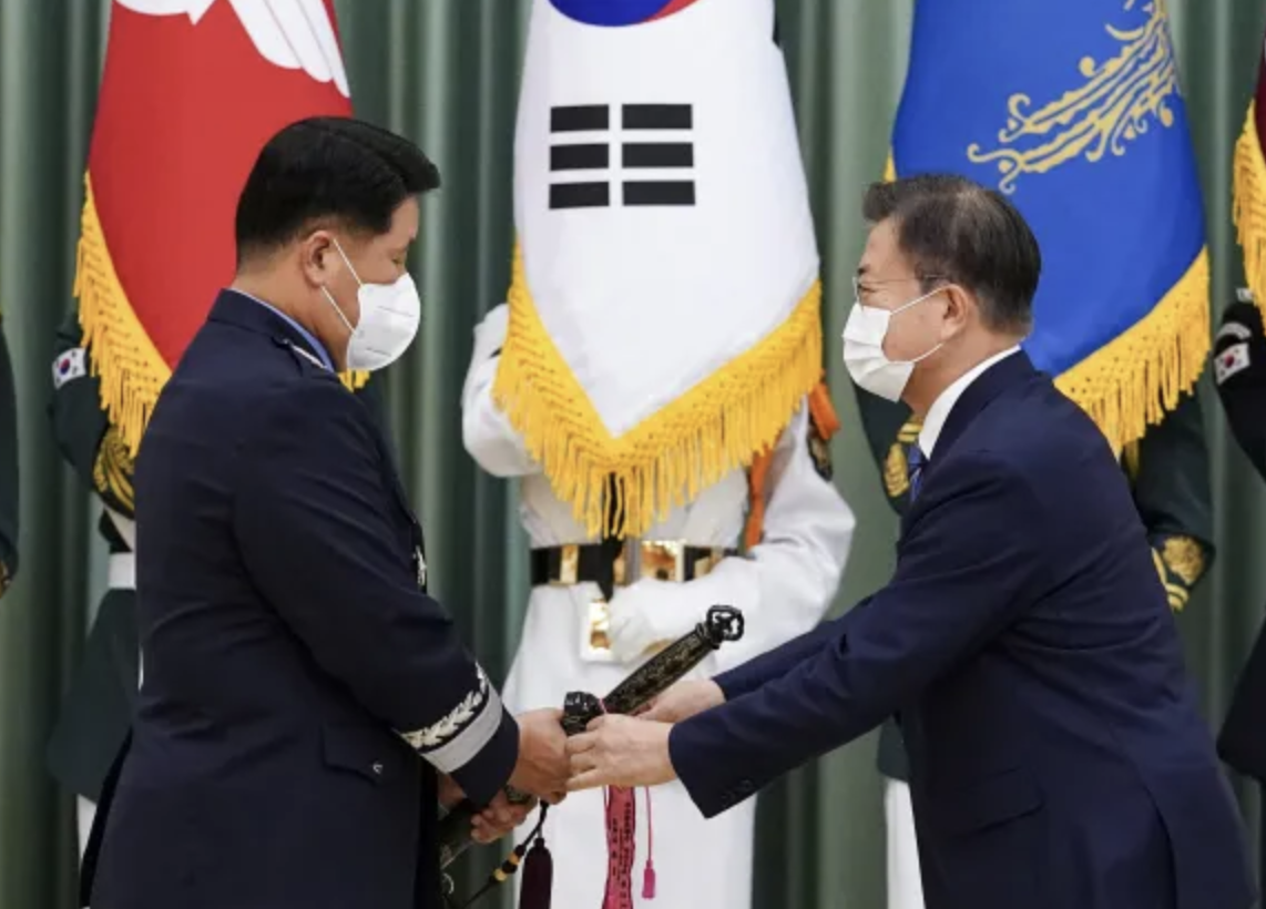 박인호 공군참모총장 신고식