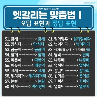 걱정되서 걱정돼서 맞춤법 정리집_9