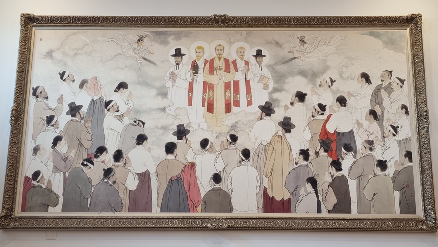 그림 "천상에서의 성인과 순교자들"