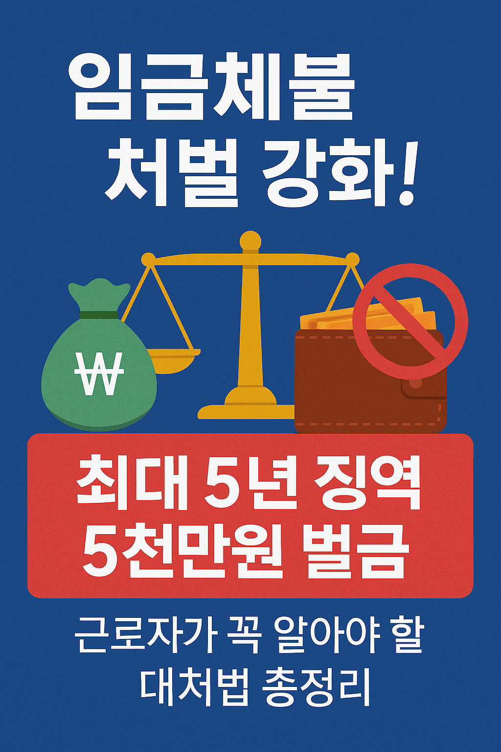 임금체불 강화: 사업주에 대한 법적 조치와 근로자의 대응 방법