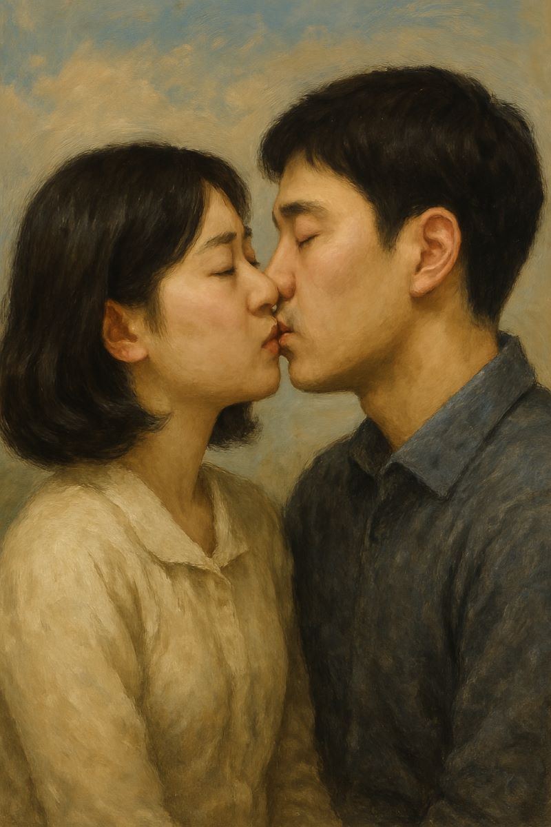 사랑하는 사람과 키스하는 꿈, 관계 변화 신호일까?