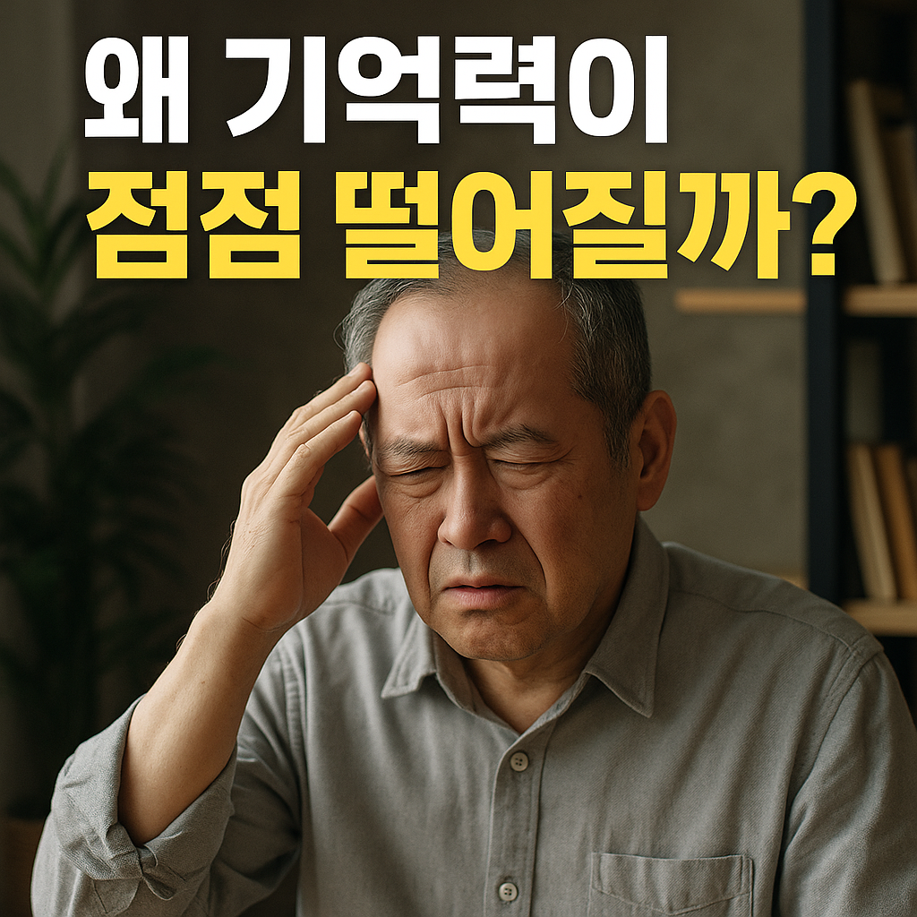 기억력 감퇴 이유 7가지 뇌가 보내는 경고 신호를 놓치지 마세요