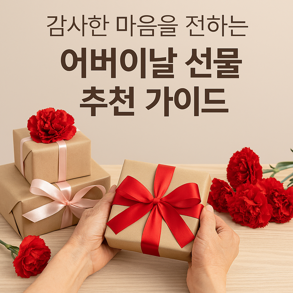 어버이날 선물 이미지