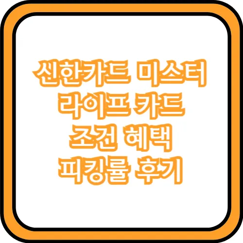 신한카드 미스터라이프