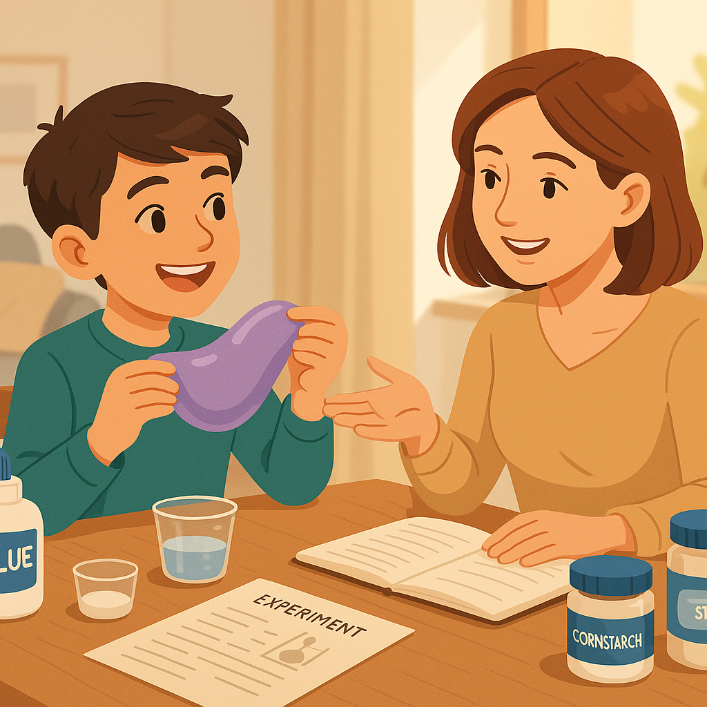 설거지용 액체세제로 만드는 부드러운 콜로이드 장난갑