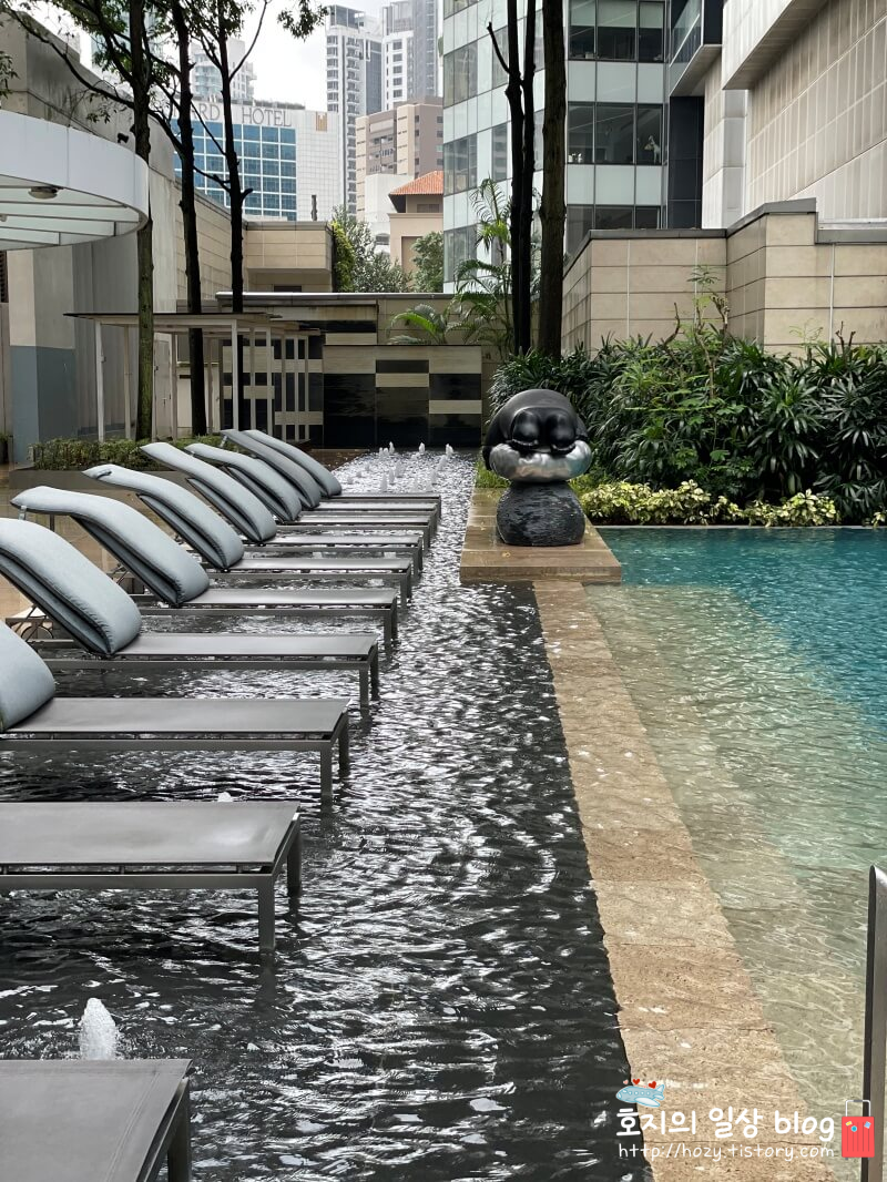 싱가폴 세인트레지스 수영장