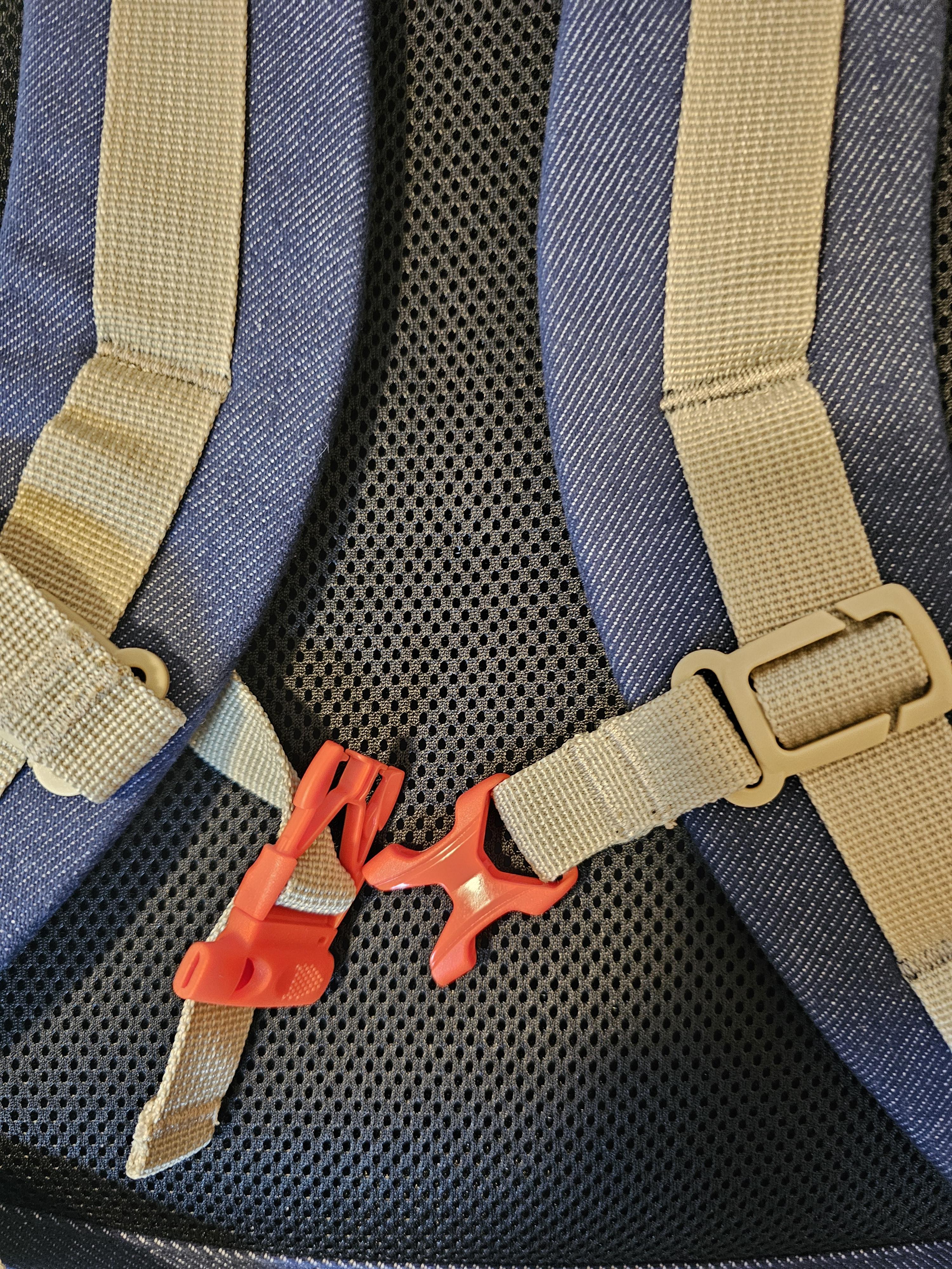 프루아 470 데님 백팩(ffroi 470 denim backpack)