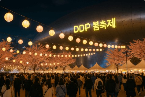 DDP 봄축제 사진