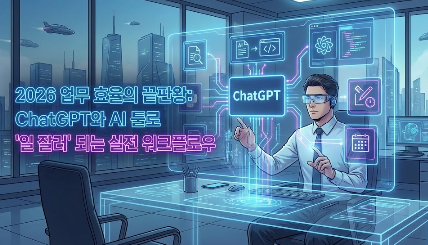 2026 업무 효율의 끝판왕: ChatGPT와 AI 툴로 '일 잘러' 되는 실전 워크플로우