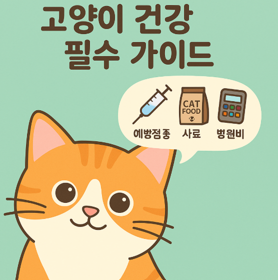 고양이 건강관리, 집사가 꼭 알아야 할 체크리스트 6가지