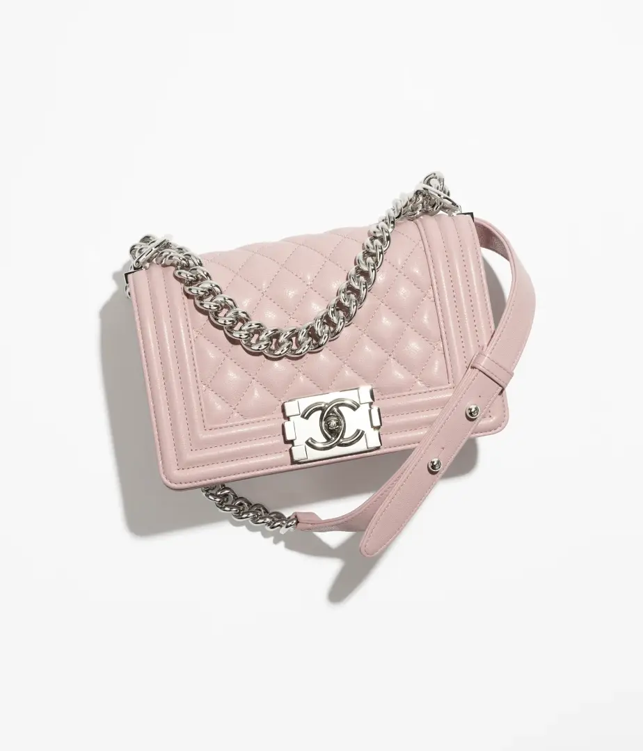 샤넬-보이백-스몰-라이트핑크