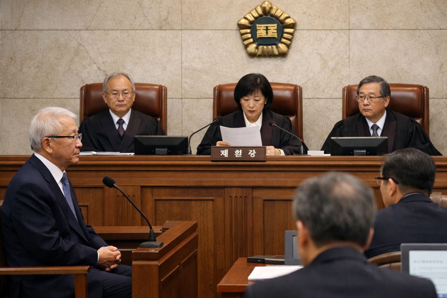 재판하는 과정
