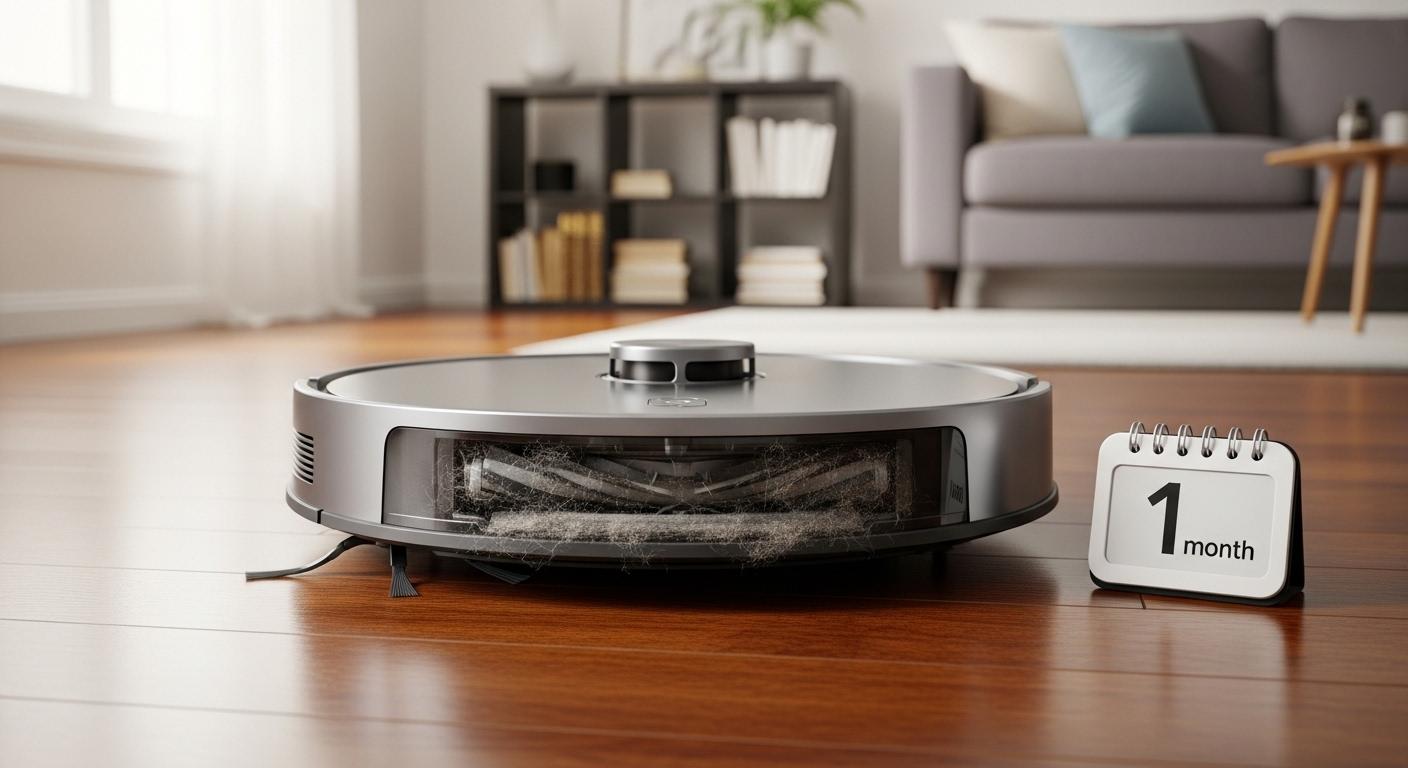 털 엉킴 로봇청소기 1달 사용 후기