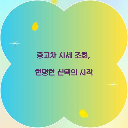 중고차 시세 조회