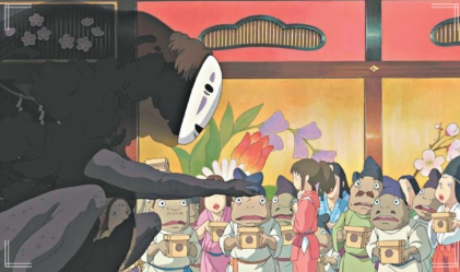 지브래 애니메이션 중 한 장면