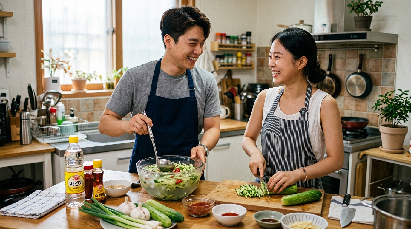 오이 냉국 이렇게 간 맞추세요! 초간단 오이냉국 황금레시피