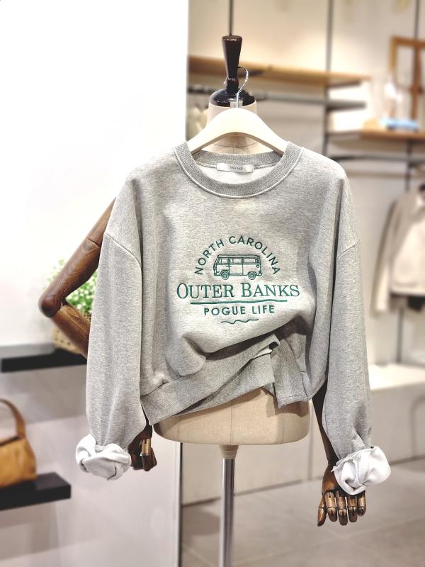 반에이크 캐롤라이나 기모 맨투맨 VB2ZTSM307Z