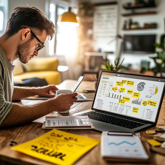 ChatGPT 기반 블로그 글쓰기 과정을 설명하는 실제 작업 장면 이미지