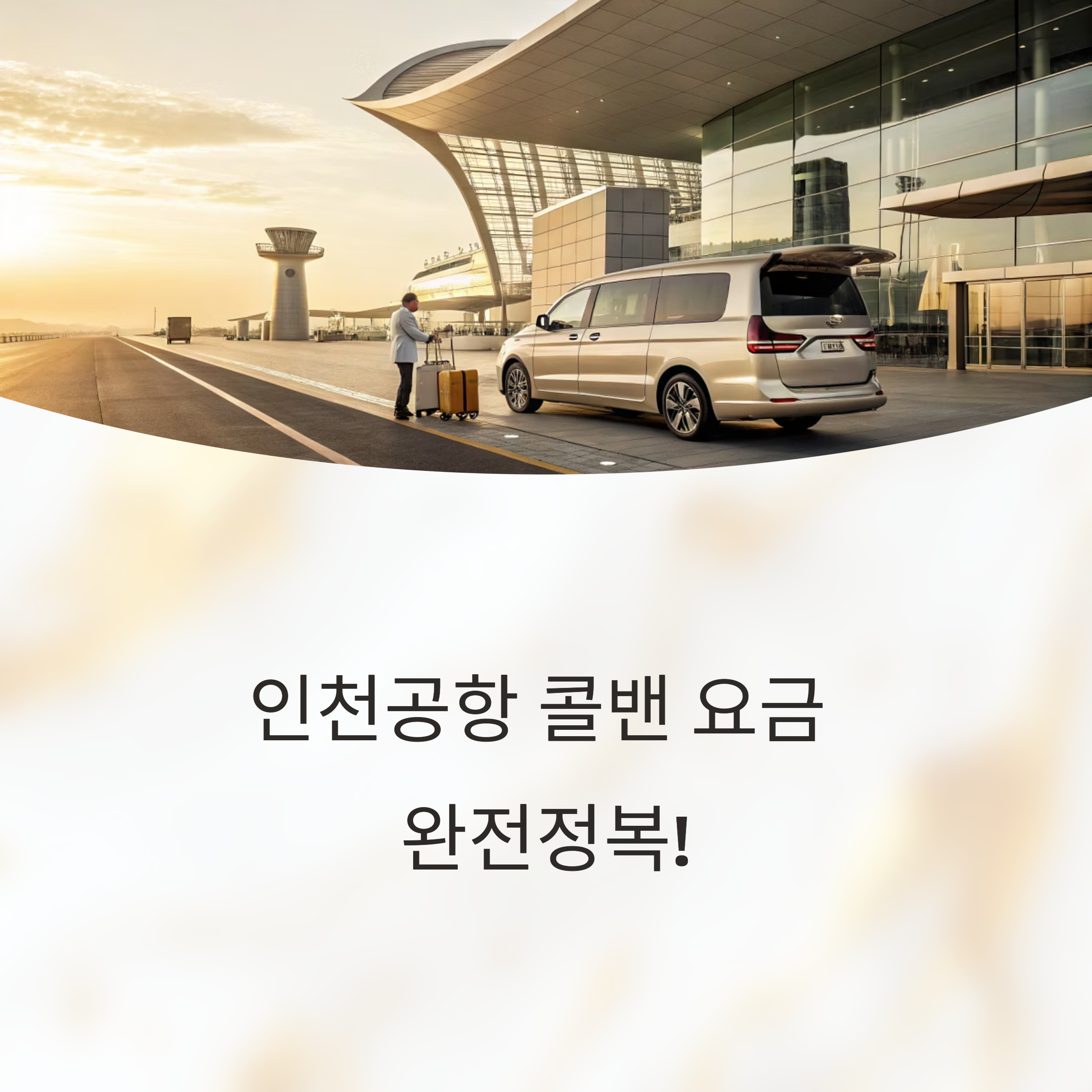 인천공항 콜밴 요금 완전정복!