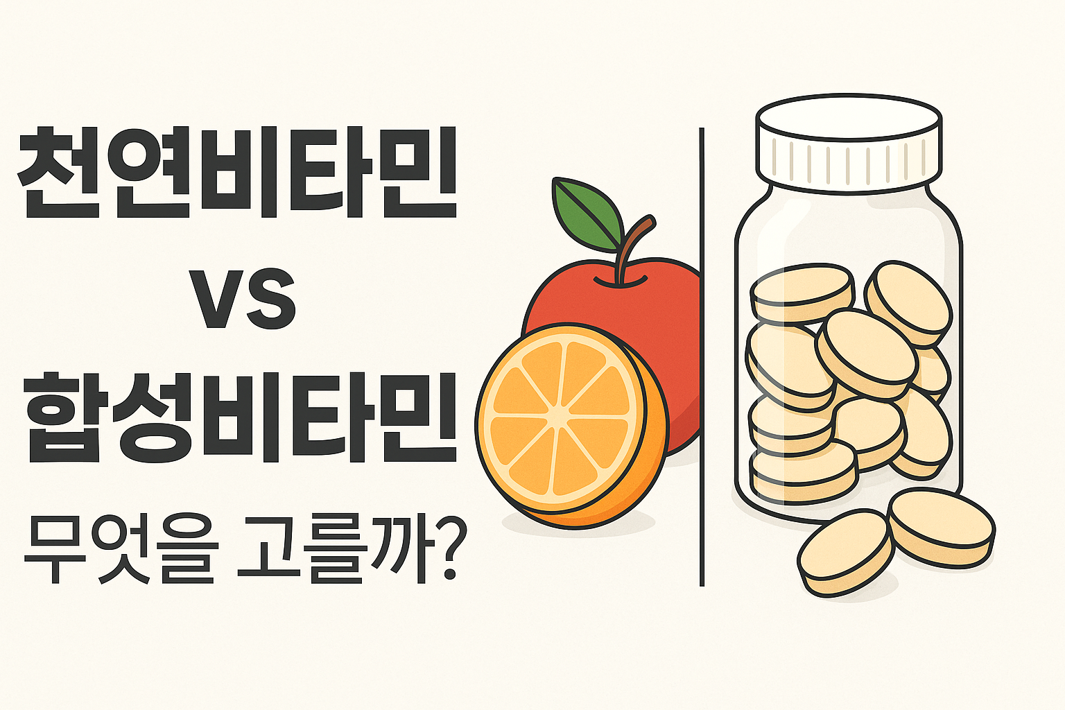 천연비타민 합성비타민 어떻게 선택해야할까? 썸네일