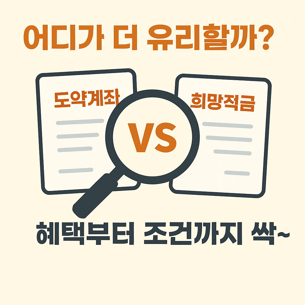 [4편] 청년도약계좌 vs 청년희망적금 비교💰