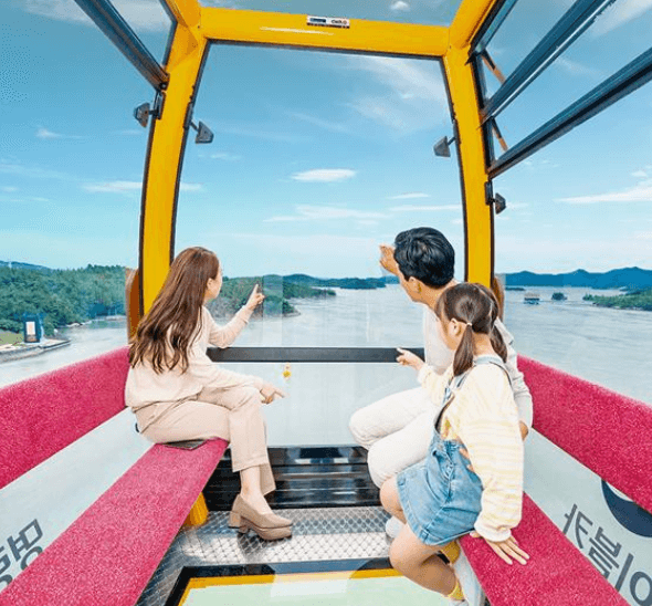 명량해상케이블카 (바다 위를 가로지르는 시원한 경험)