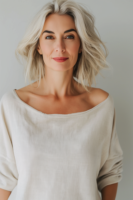 중년 여성 사진